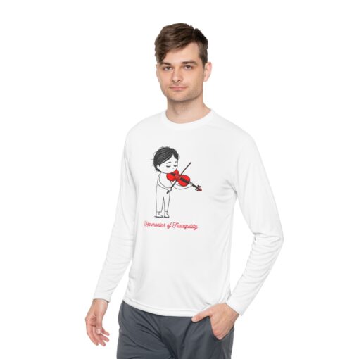 Melodies of peace Unisex Lightweight Long Sleeve Tee - Image 3