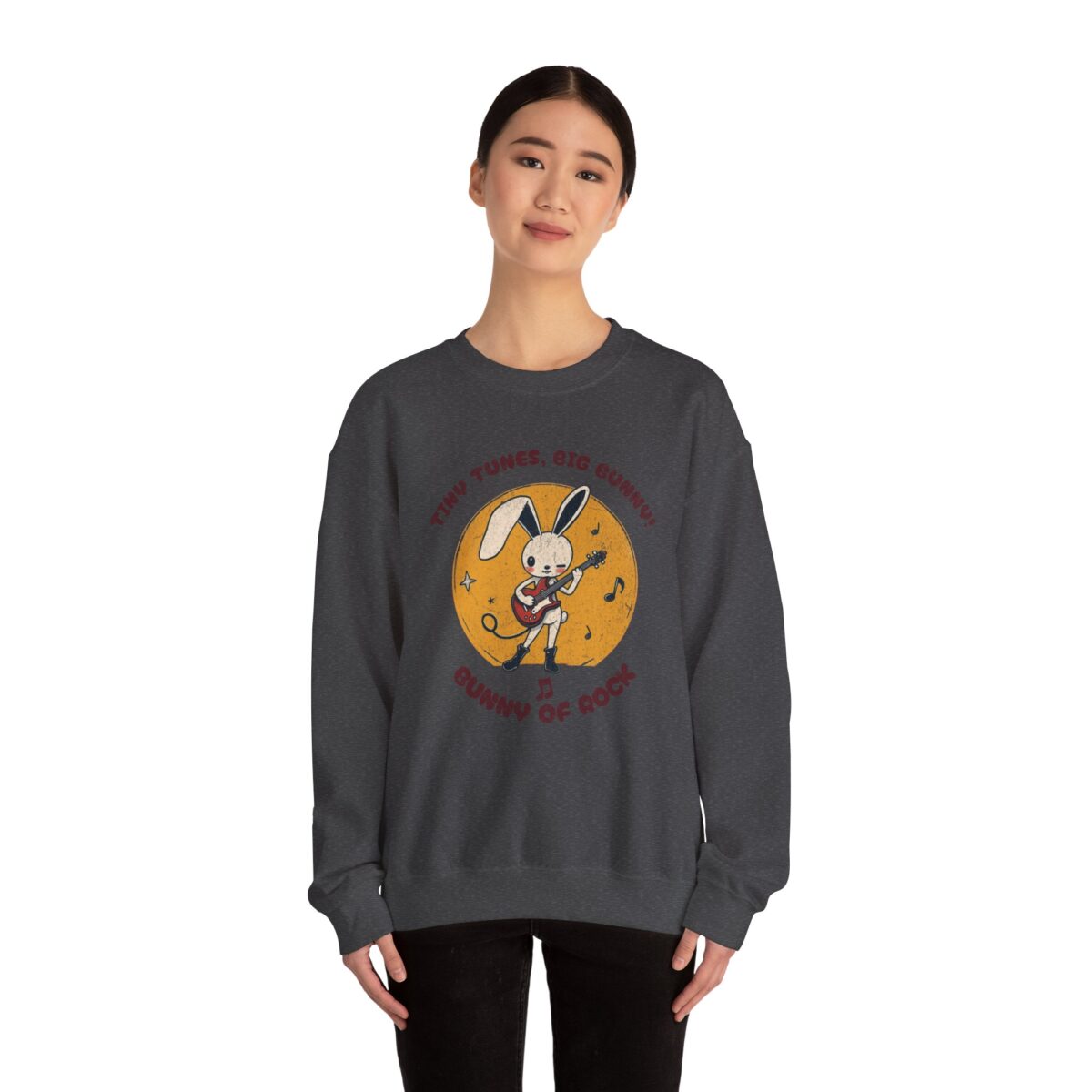 Tiny tunes big bunny! Unisex Heavy Blend™ Crewneck Sweatshirt - Image 28
