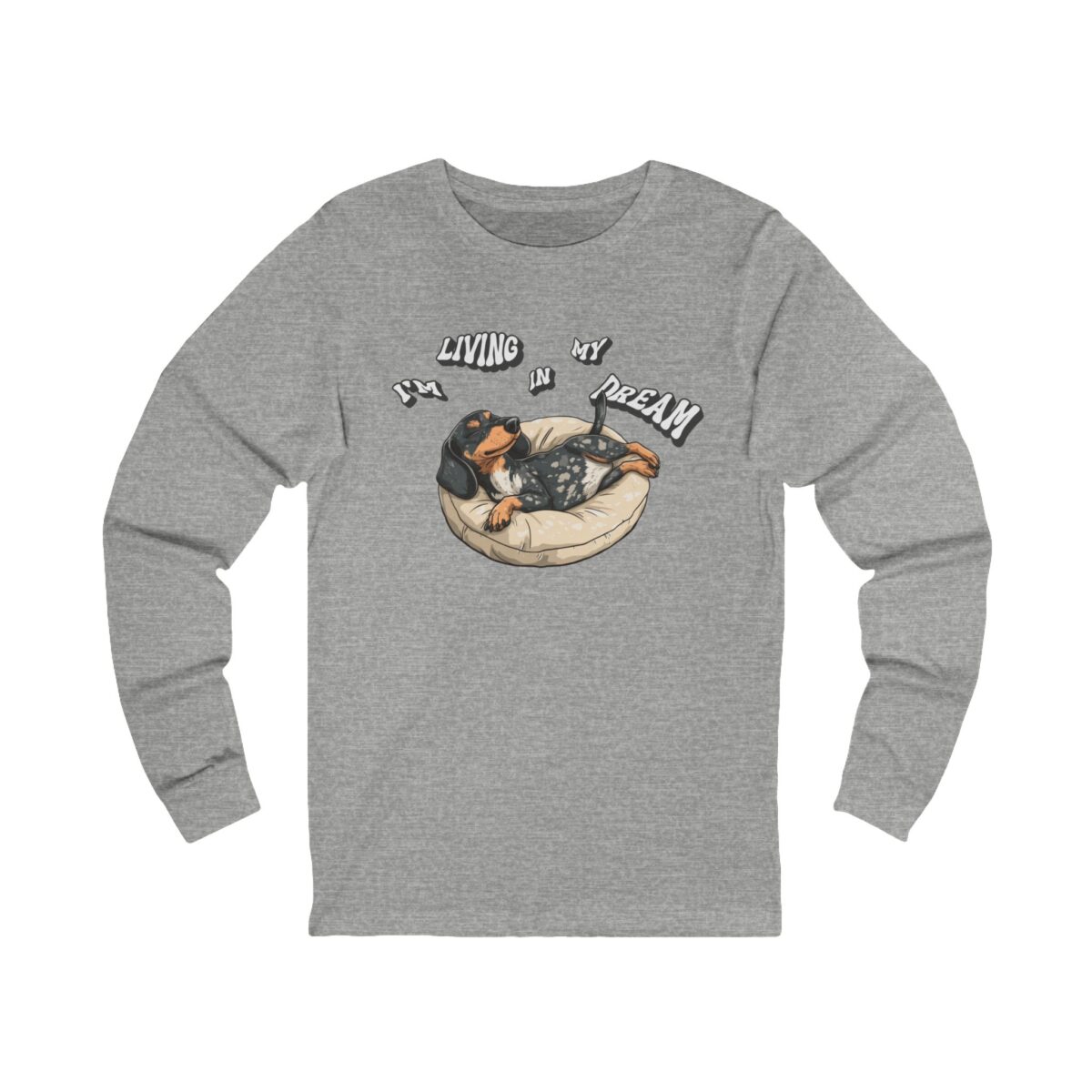 Living in my dream Unisex Jersey Long Sleeve Tee - Image 5