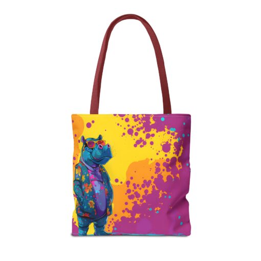 Stylish Hippo Tote Bag (AOP) - Image 18