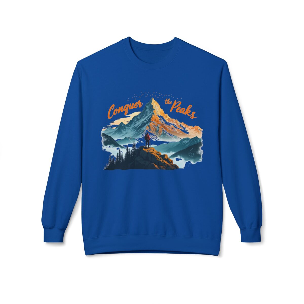 Conquer the peaks Unisex Midweight Softstyle Fleece Crewneck Sweatshirt - Image 33