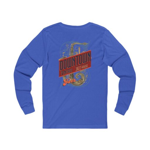 Downtown Jazz House Unisex Jersey Long Sleeve Tee - Image 12