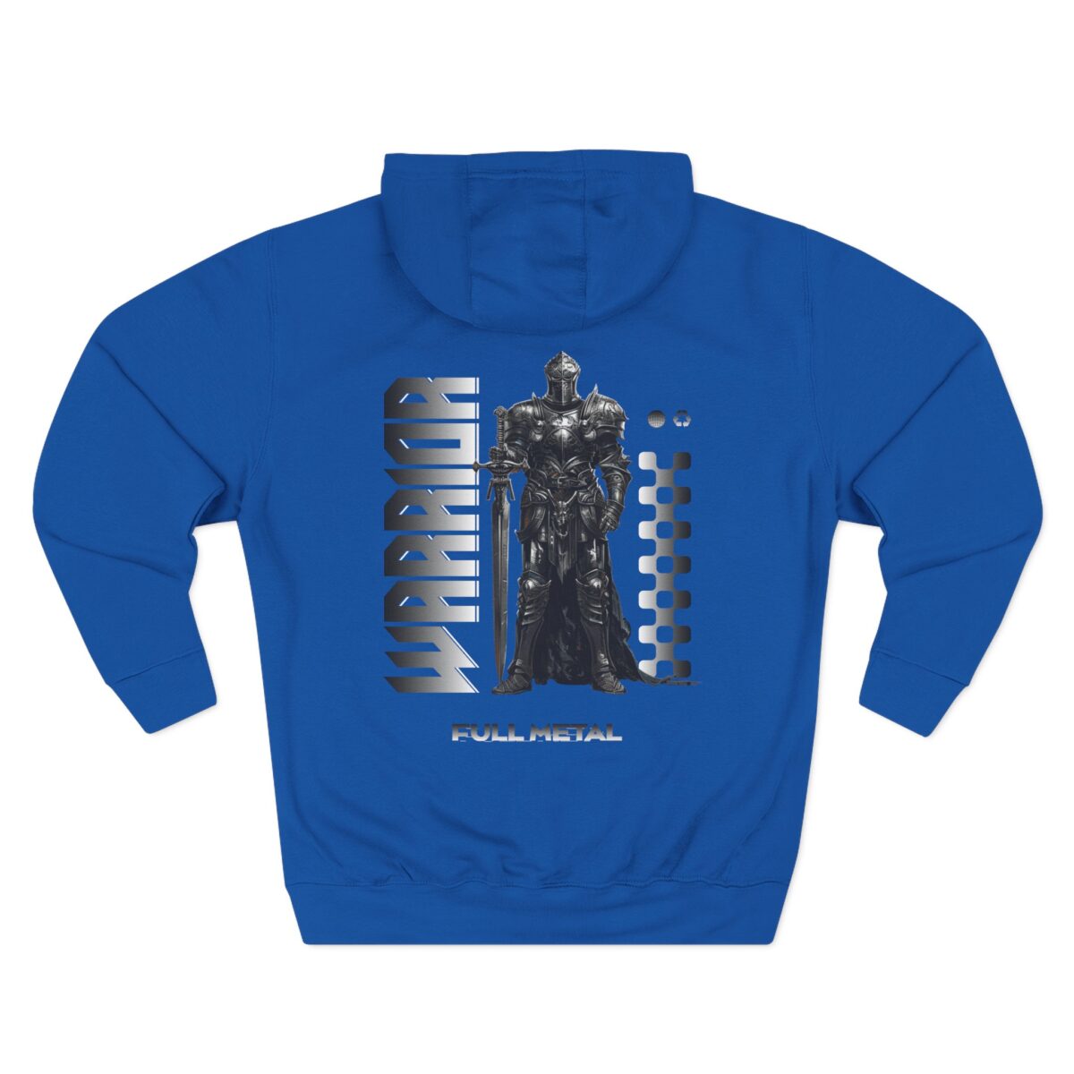 Full metal warrior Three-Panel Fleece Hoodie - Image 10