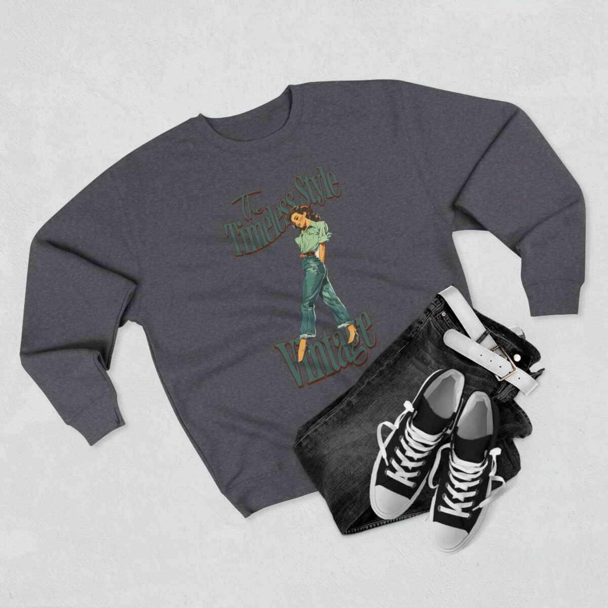 Timeless style Unisex Crewneck Sweatshirt - Image 3