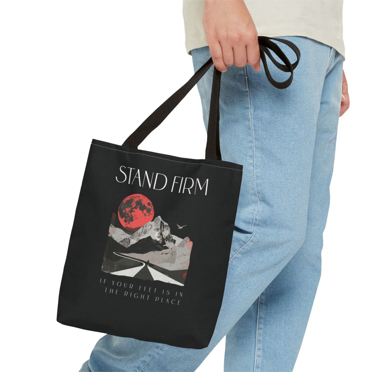 Stand firm Tote Bag (AOP) - Image 3