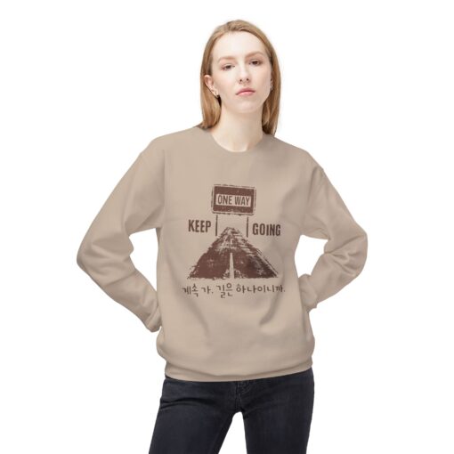 One way, keep going II Unisex Midweight Softstyle Fleece Crewneck Sweatshirt - Image 11