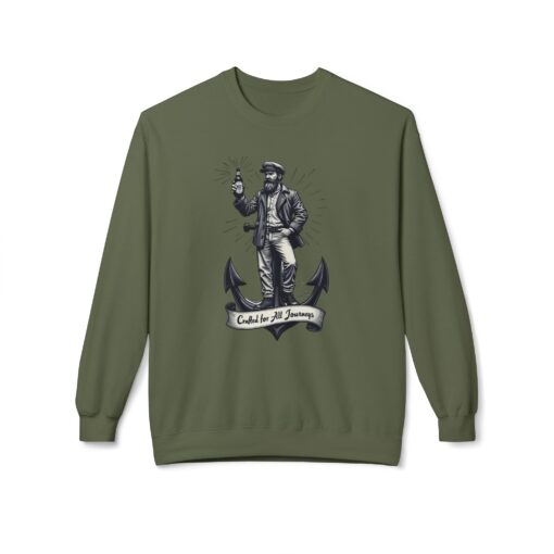 Crafted for all journeys Unisex Midweight Softstyle Fleece Crewneck Sweatshirt - Image 9
