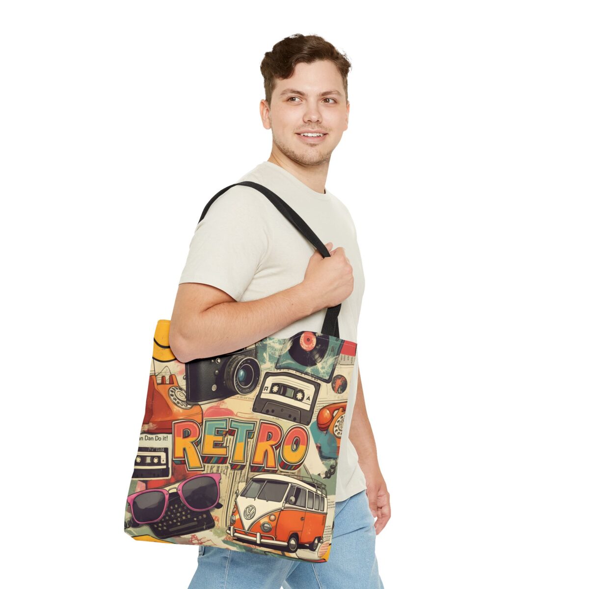 Retro Tote Bag (AOP) - Image 11