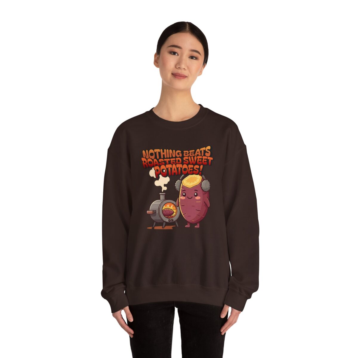 Nothing beats roasted sweet potatoes Unisex Heavy Blend™ Crewneck Sweatshirt - Image 12