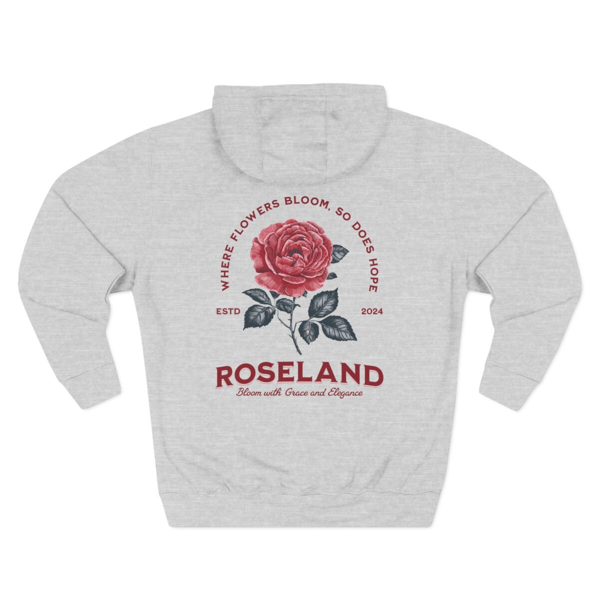 Roseland Three-Panel Fleece Hoodie - Image 6