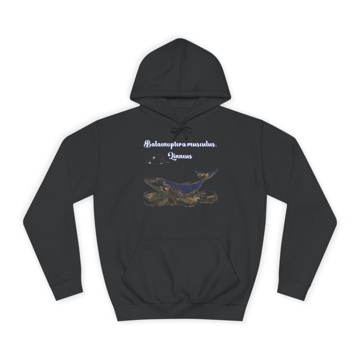 Blue Whale Unisex College Hoodie - Image 9