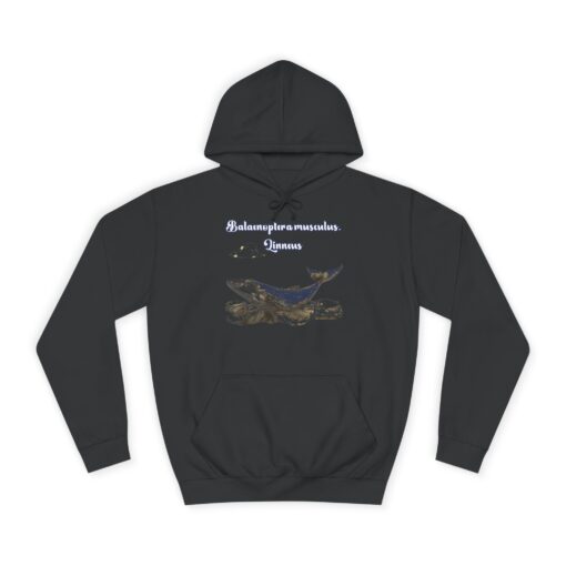 Blue Whale Unisex College Hoodie - Image 9
