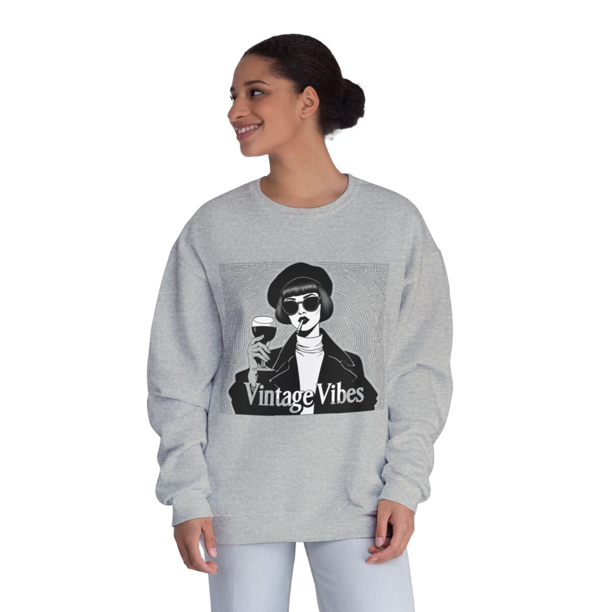 Vintage vibes Unisex NuBlend® Crewneck Sweatshirt - Image 12