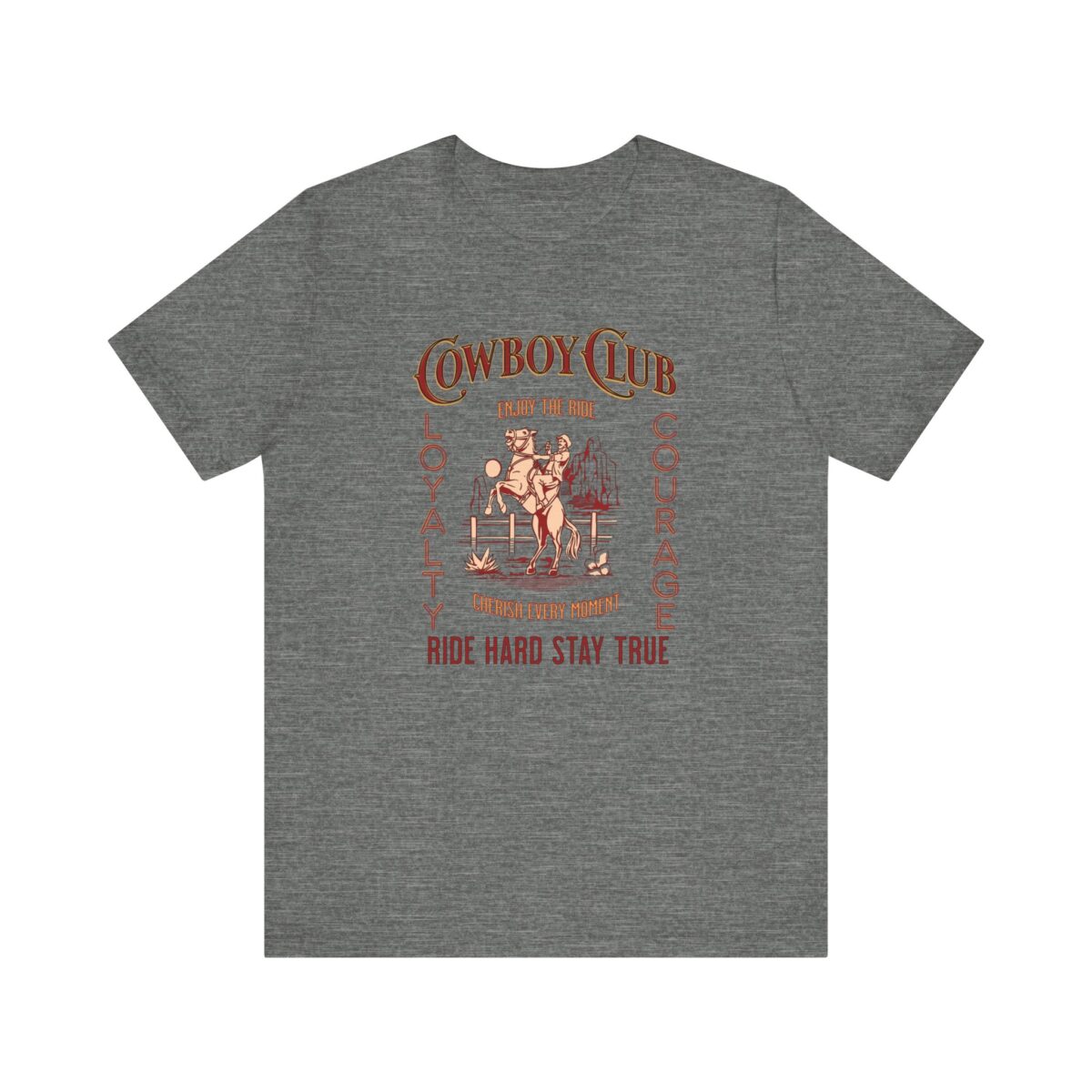Cowboy club Unisex Jersey Short Sleeve Tee - Image 9