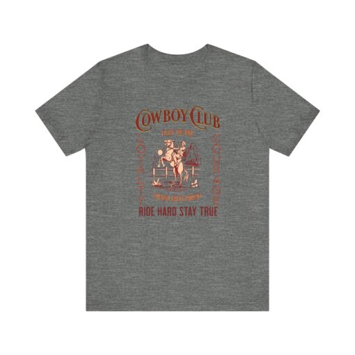 Cowboy club Unisex Jersey Short Sleeve Tee - Image 9