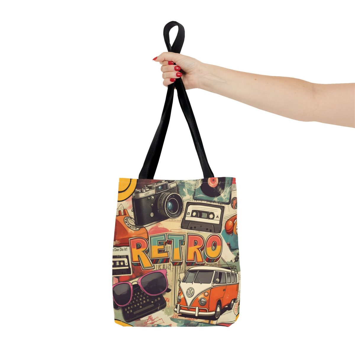 Retro Tote Bag (AOP) - Image 4