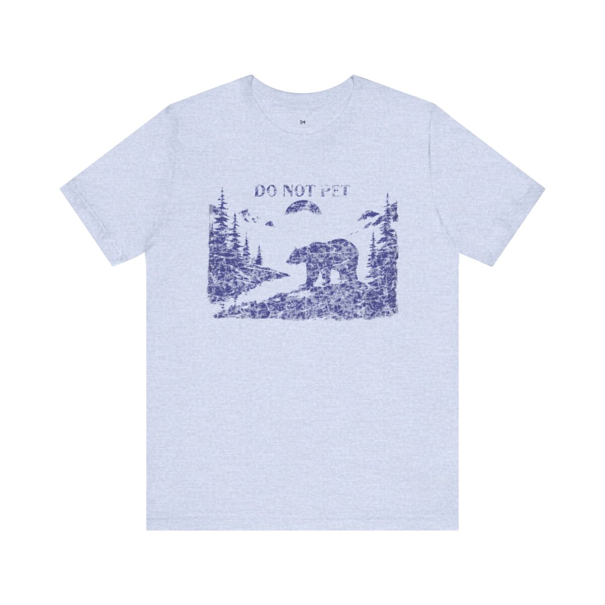 Adventure Awaits Bear Tee - Do Not Pet Graphic Unisex Jersey Short Sleeve T-Shirt - Image 21