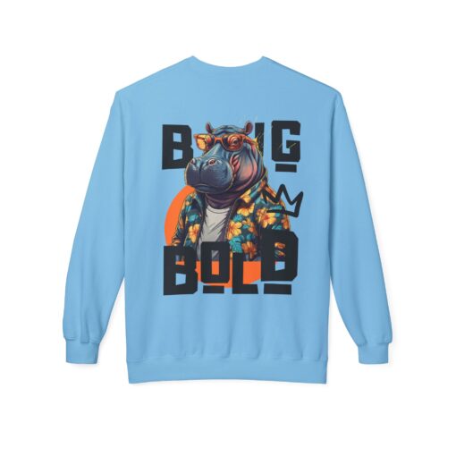 Big Bold Unisex Midweight Softstyle Fleece Crewneck Sweatshirt - Image 30