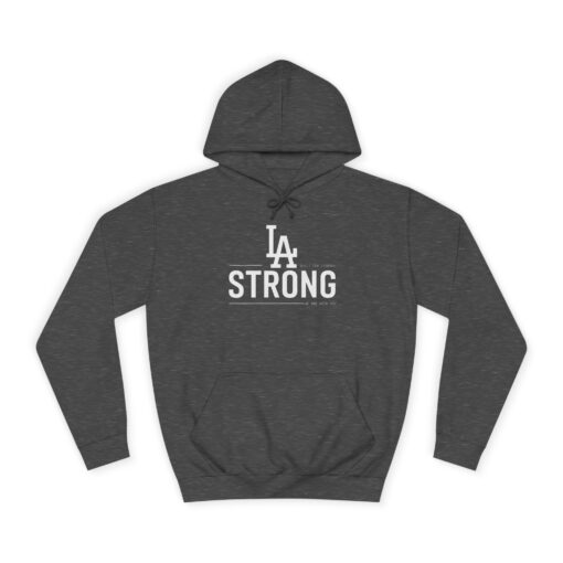LA STRONG Unisex College Hoodie - Image 13