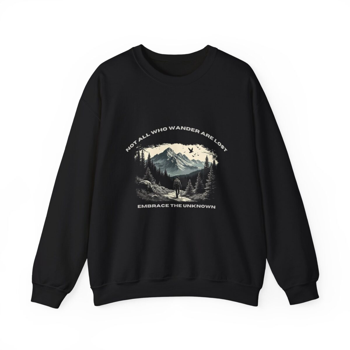 Not All Who Wander Are Lost Unisex Heavy Blend™ Crewneck Sweatshirt