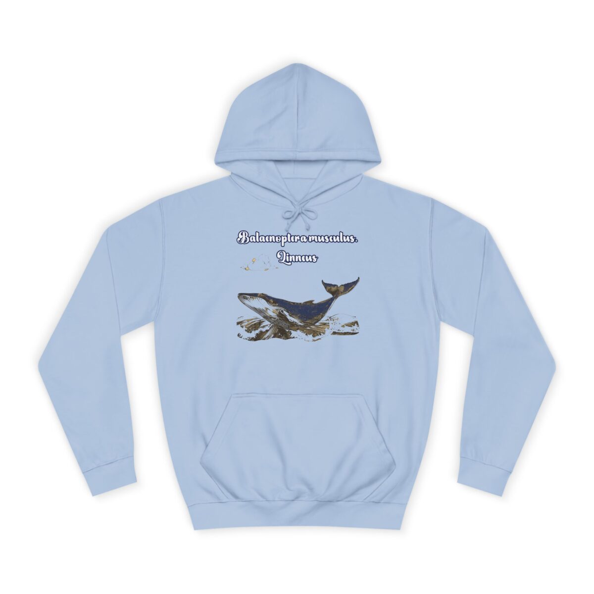 Blue Whale Unisex College Hoodie - Image 21