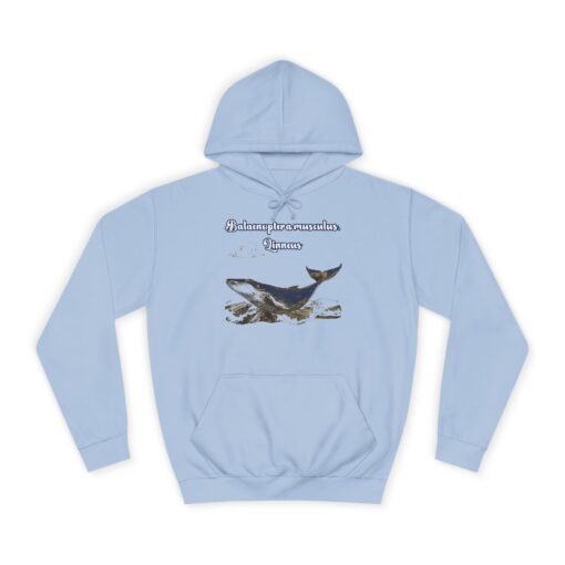 Blue Whale Unisex College Hoodie - Image 21