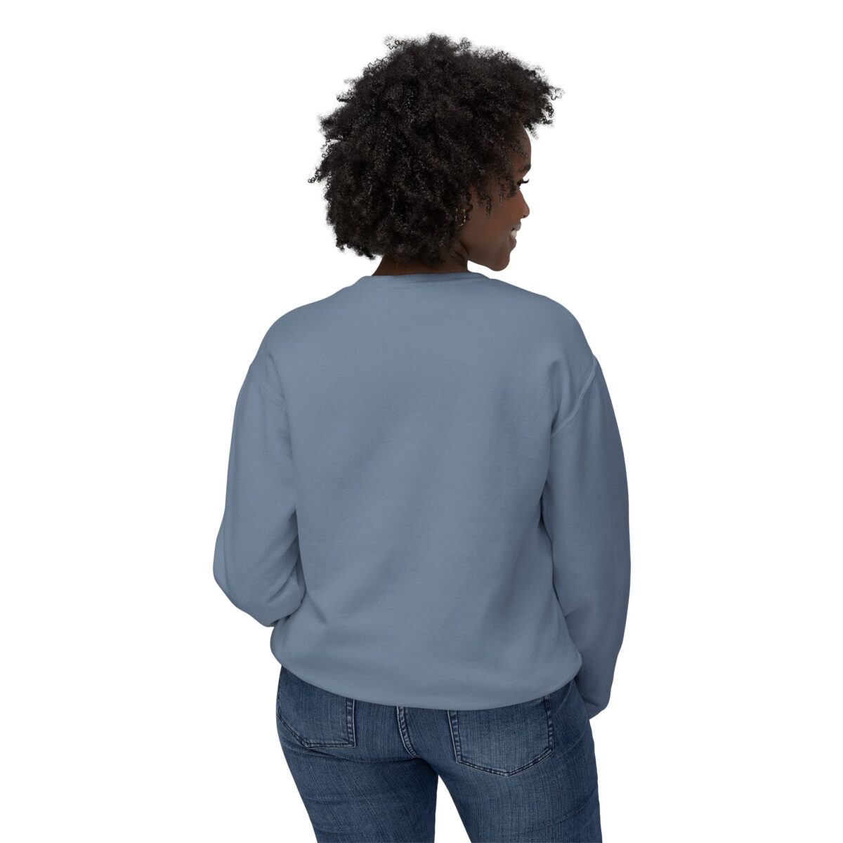 Quirky Owl's Message Unisex Lightweight Crewneck Sweatshirt - Image 20