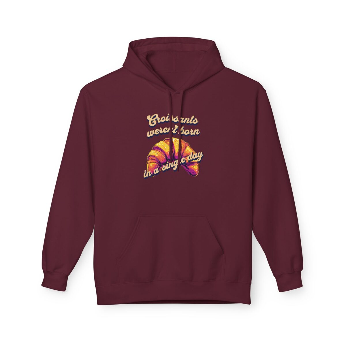 Croissants weren't born in a single day Unisex Midweight Softstyle Fleece Hoodie - Image 13