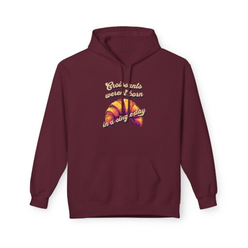 Croissants weren't born in a single day Unisex Midweight Softstyle Fleece Hoodie - Image 13