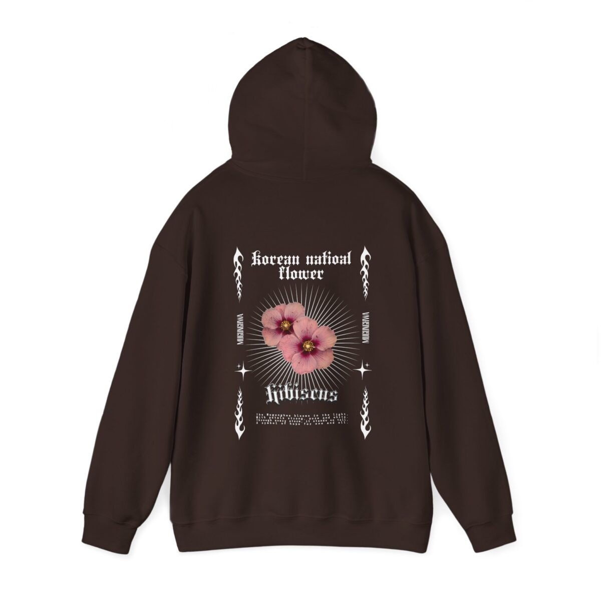 korean national flower Unisex Heavy Blend™ Hooded Sweatshirt - Image 7
