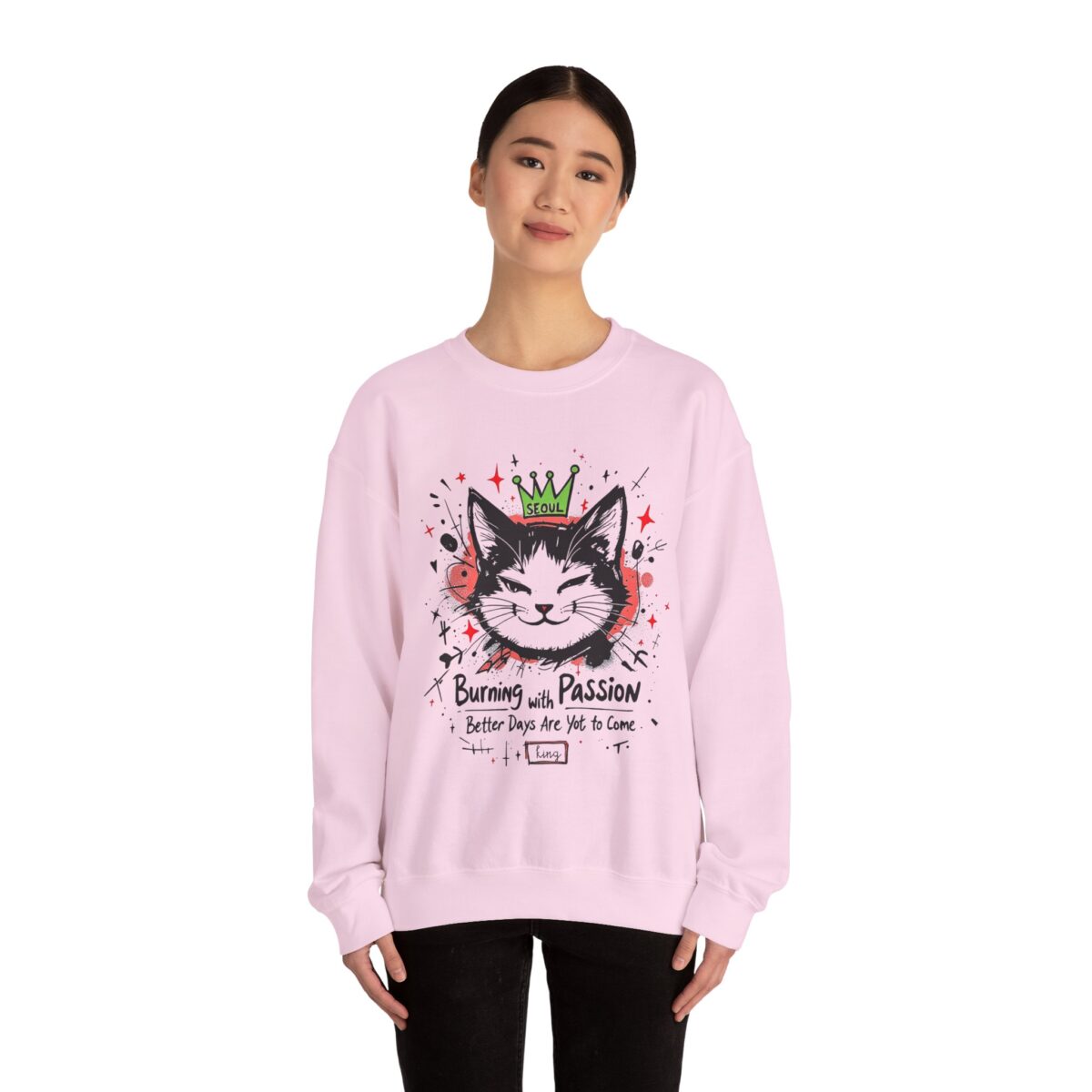 Better days are yet to come Unisex Heavy Blend™ Crewneck Sweatshirt - Image 20