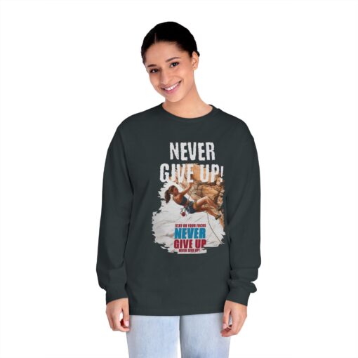 Stay on your focus Unisex Classic Long Sleeve T-Shirt - Image 4