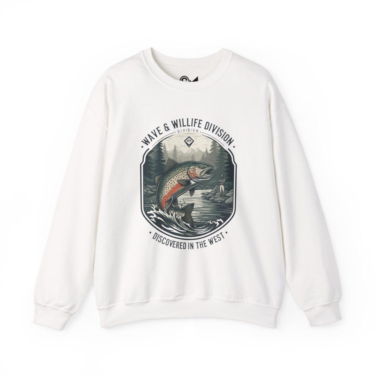 Discovered in the west Unisex Heavy Blend™ Crewneck Sweatshirt