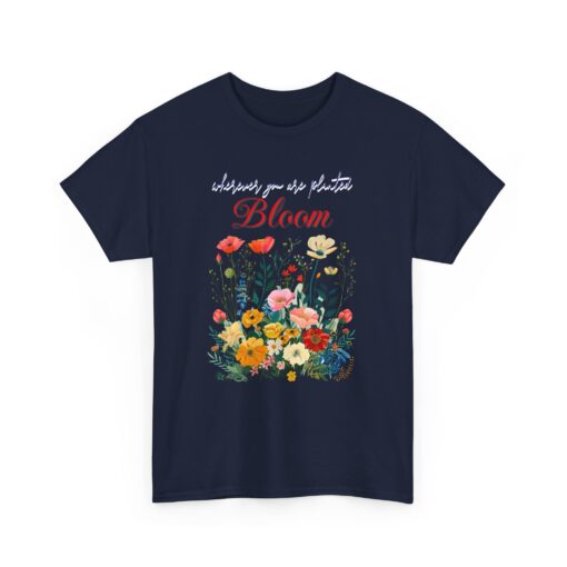 Bloom Unisex Heavy Cotton Tee - Image 39