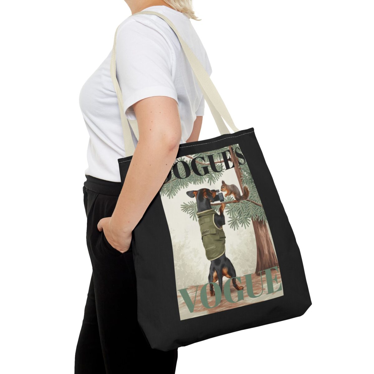 Dogue's Vogue Tote Bag (AOP) - Image 48