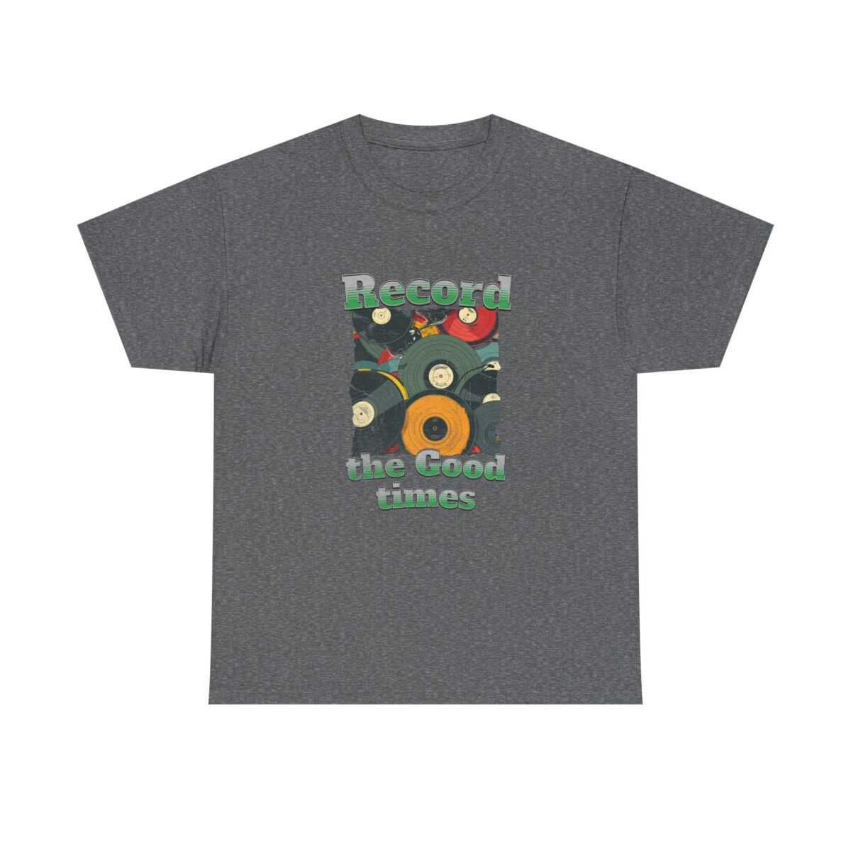 Record the good times Unisex Heavy Cotton Tee - Image 13