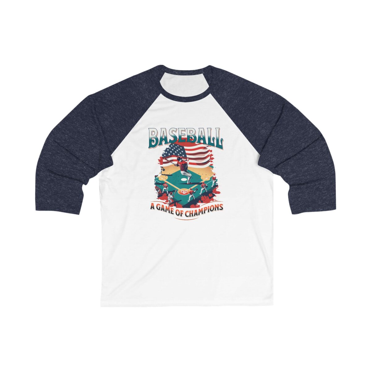 Game of Champion Unisex 34 Sleeve Baseball Tee - Image 5