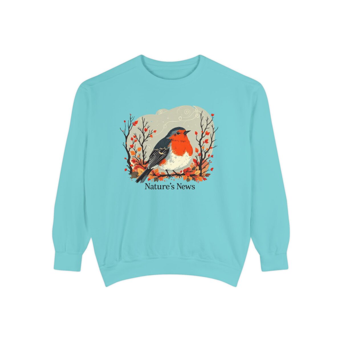 Nature’s News Unisex Garment-Dyed Sweatshirt - Image 17