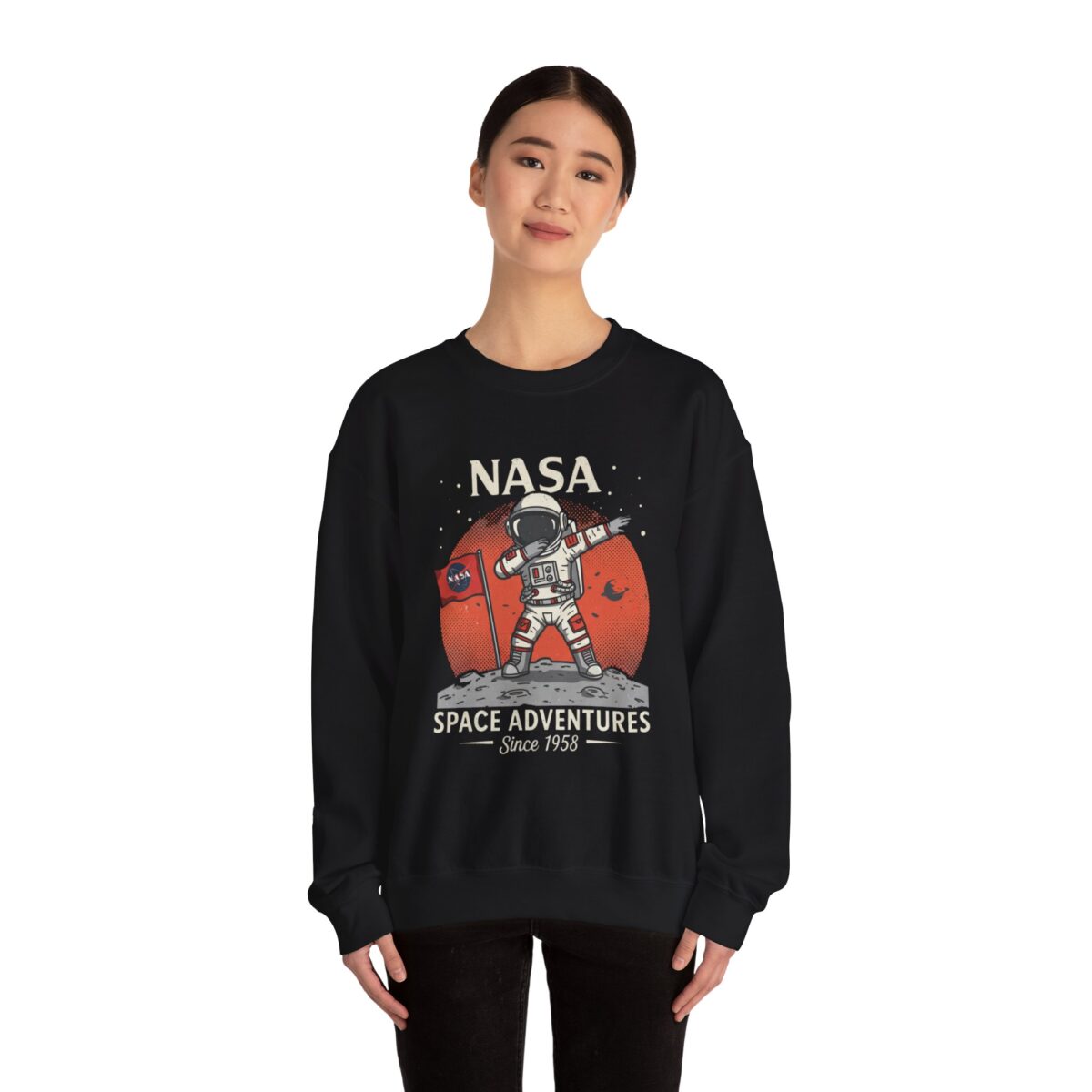 NASA Unisex Heavy Blend™ Crewneck Sweatshirt - Image 4