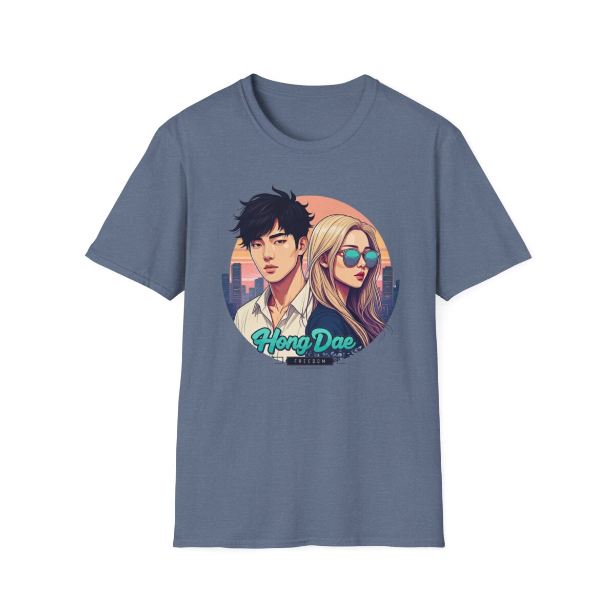 HongDae Freedom Unisex Softstyle T-Shirt - Image 25