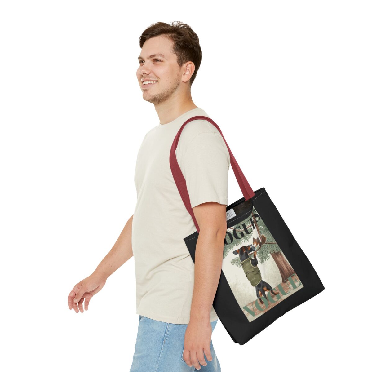 Dogue's Vogue Tote Bag (AOP) - Image 19