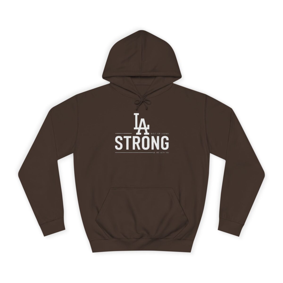 LA STRONG Unisex College Hoodie