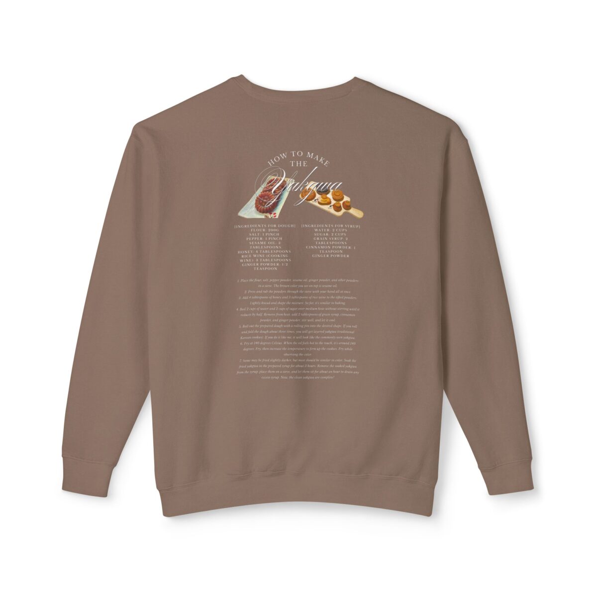 How to make Yakgwa Unisex Lightweight Crewneck Sweatshirt - Image 6