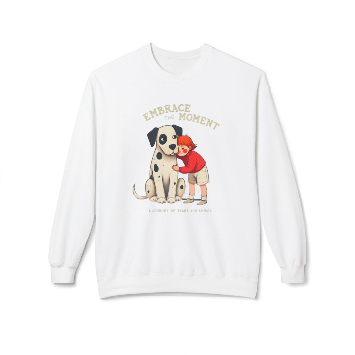 Embrace the moments Unisex Midweight Softstyle Fleece Crewneck Sweatshirt