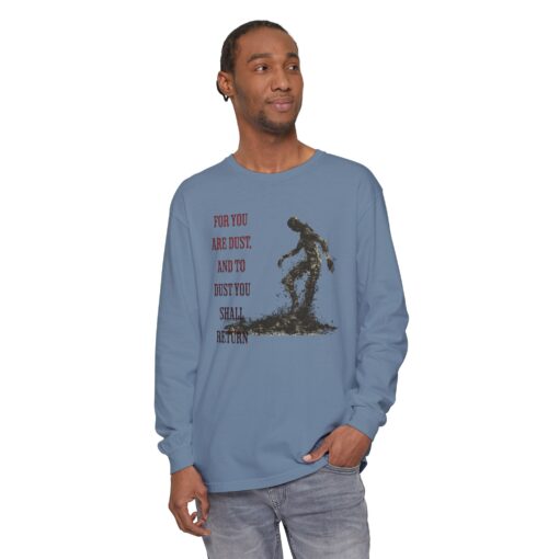 Return to soil Unisex Garment-dyed Long Sleeve T-Shirt - Image 35