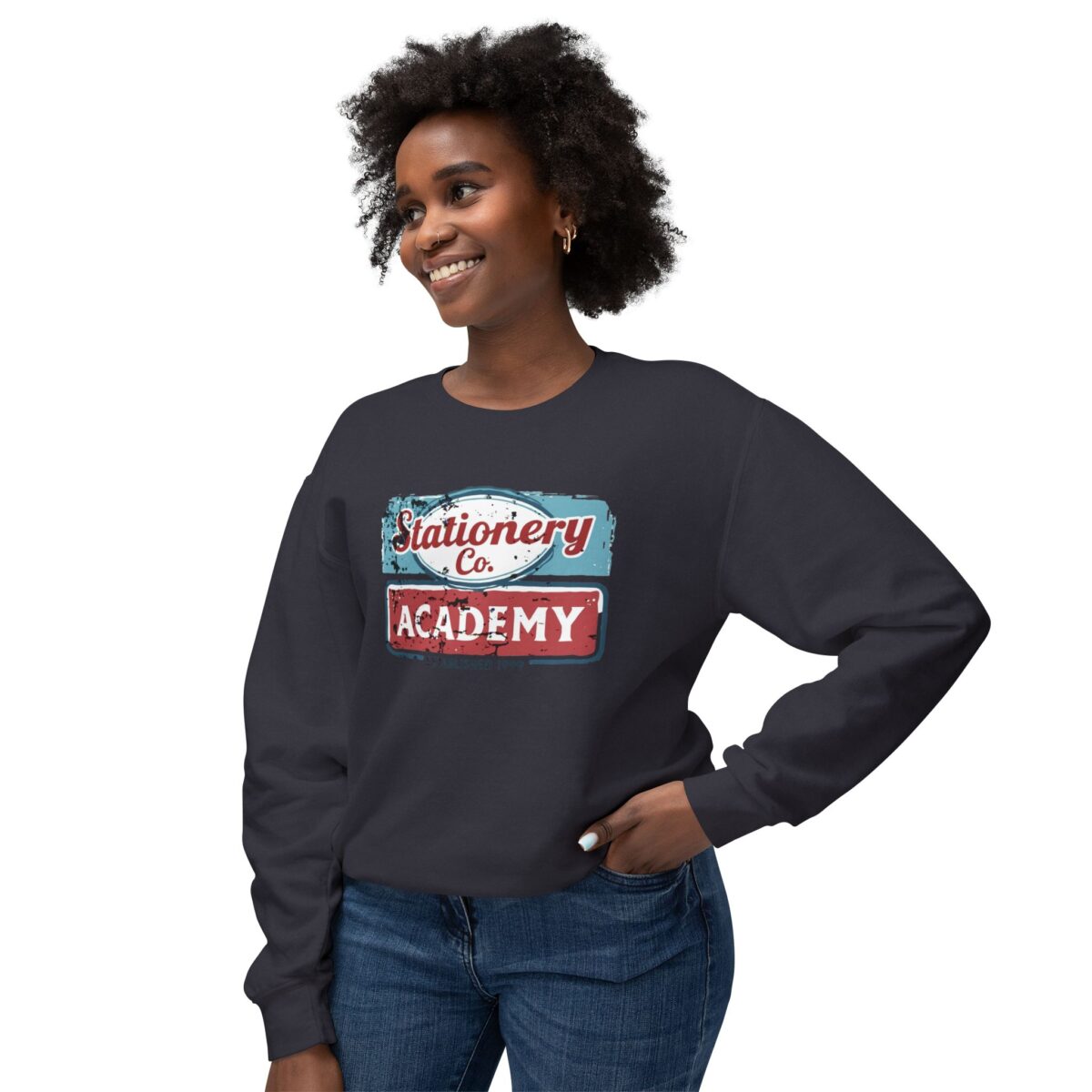 Vintage Sign Unisex Lightweight Crewneck Sweatshirt - Image 39