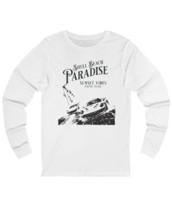 Shell Beach Unisex Jersey Long Sleeve Tee