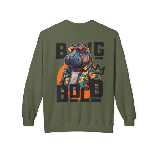 Big Bold Unisex Midweight Softstyle Fleece Crewneck Sweatshirt - Image 18