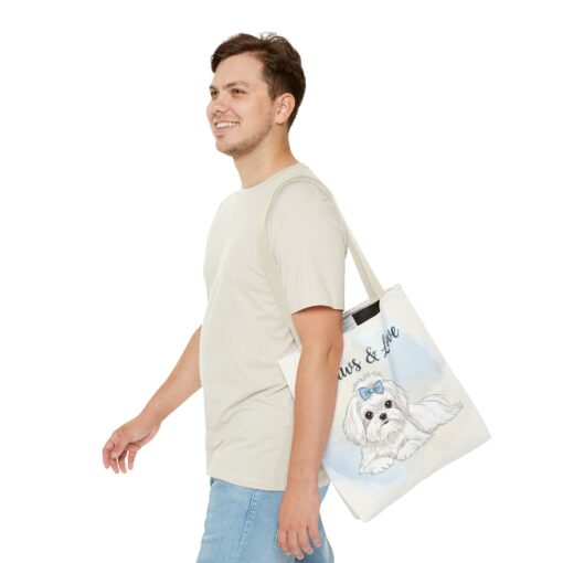 Paws & Love Dog Tote Bag - Cute Pet Lover's Carryall - Image 19