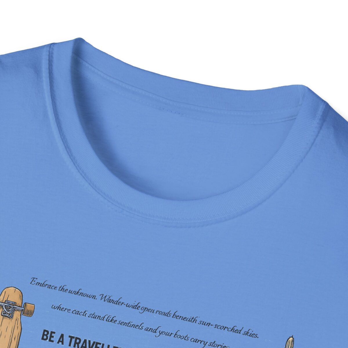 Be a traveller everywhere Unisex Softstyle T-Shirt - Image 19